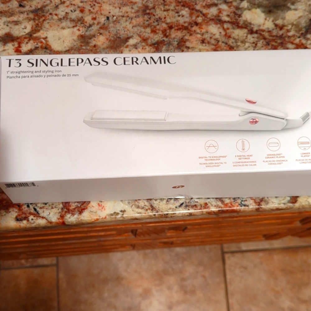 T3 singlepass ceramic 1" iron